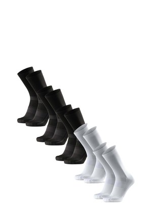 CYCLING REGULAR 5-PACK - Sports socks - black white black