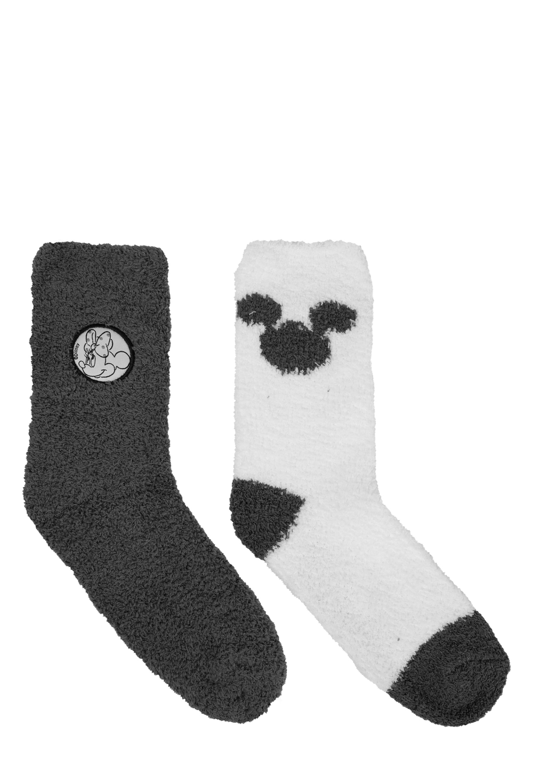 ONOMATO! Calze Donna Minnie Mouse - Set Da 2 Paia Con Design Diversi - Cotone Morbido - 2