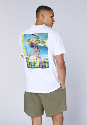 Chiemsee, MEN T-SHIRT, REGULAR FIT - T-Shirt print - white
