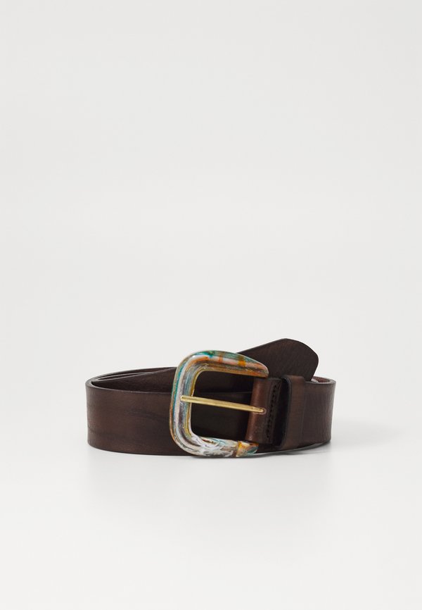 LEATHER MULTICOLOR BUCKLE - Gürtel