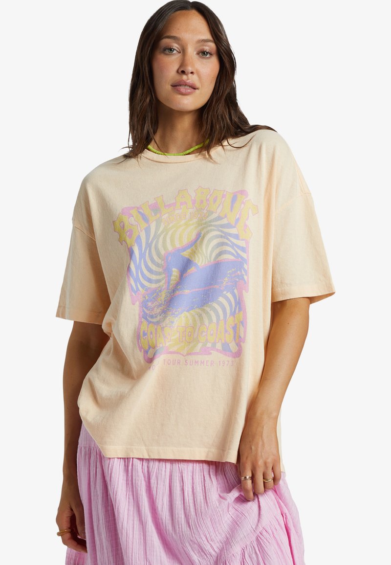 Billabong T-shirt print beige