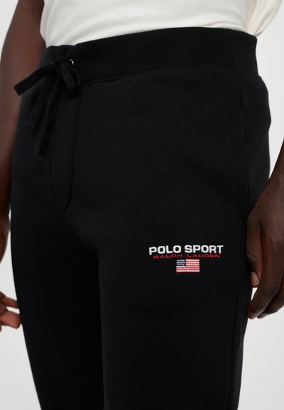 Polo Ralph Lauren ATHLETIC UNISEX - Calças de fato de treino - black/white