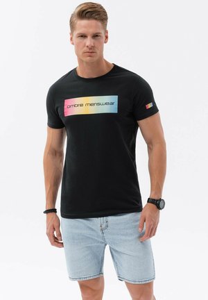 Print T-shirt - black