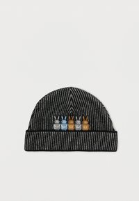 LUREXED BEANIE - Kapa - black