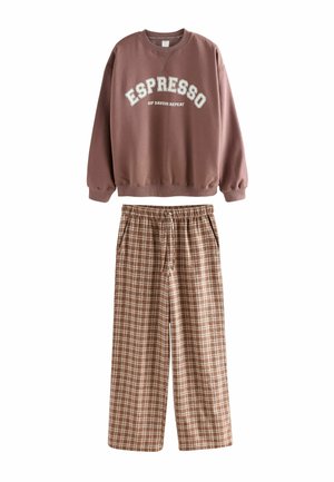 SET - Nattplagg set - brown espresso