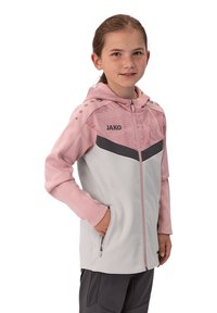 JAKO FUSSBALL-TEAM ICONIC KAPUZEN - Sweatjacke - graurosa