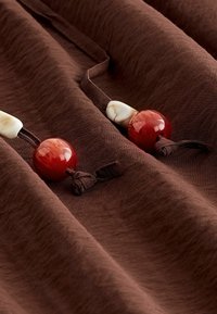 Next TEXTURED WITH BEADED - Jupe longue - brown