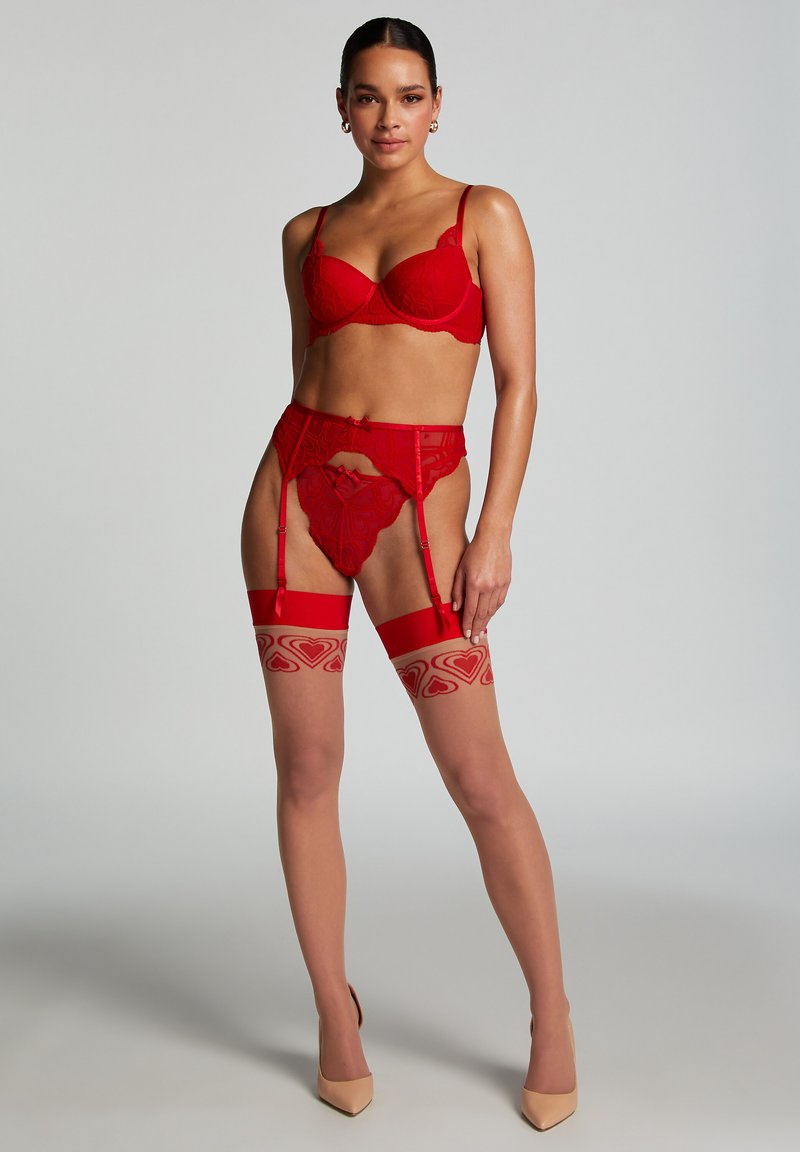 Hunkemöller ST 15DEN RED HEARTS BikiniHose red/rot Zalando.de