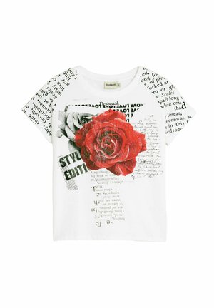 Desigual, T-shirt print - white