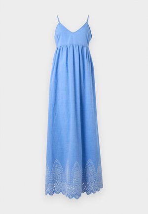 ONLY, ONLTULUM - Vestito lungo - blue bonnet/bright white
