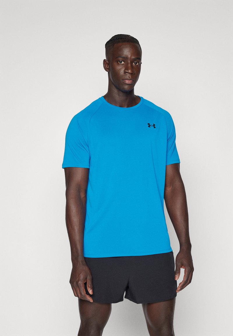 Under Armour - TECH TEE - Sportovní tričko - photon blue/black, Zvětšit