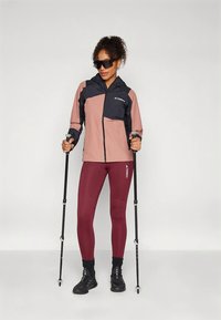 adidas Terrex Hardshell bunda - warm clay/black