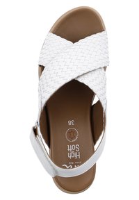 ara VALENCIA - Wedge sandals - weiss