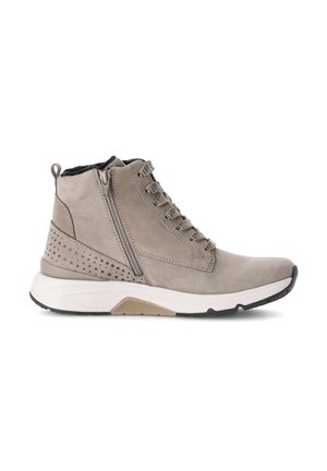 Platform ankle boots - muskat flausch