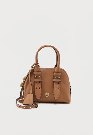 Pinko BOWLING BAG ZIP MINI - Ülerinna-kott - rosa toast/matt gold-coloured