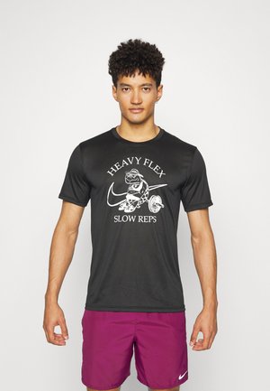 TEE HUMOR - T-shirt imprimé - black