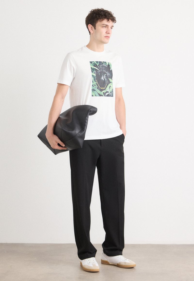 T-Shirts imprimés homme Hugo Boss noir