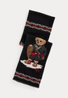 POLO BEAR INTARSIA-KNIT SCARF - Halsduk - black