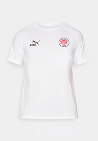 FCSP KING TEE - Sporto klubų atributika - white/espresso brown