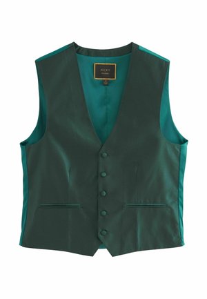 Next TEXTURED-REGULAR FIT - Gilet - forest green