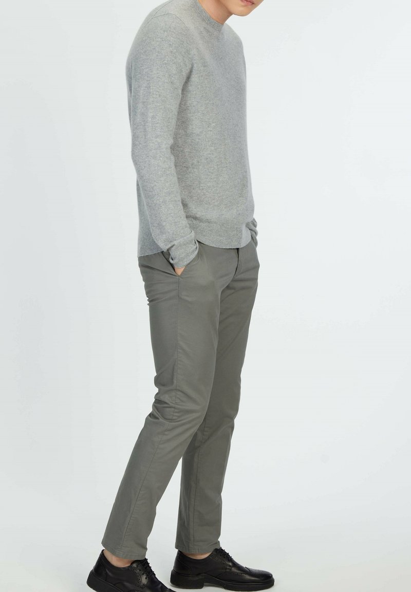 Herren Strickjacken | GOBI Cashmere PRODUKTE R-AUSSCHNITT Strickpullover light grey/hellgrau - KJ96955 Herren Strickjacken | GOBI Cashmere PRODUKTE R-AUSSCHNITT Strickpullover light grey/hellgrau - KJ96955