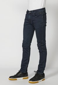Koroshi Vaqueros slim fit - azul osc   dark blue