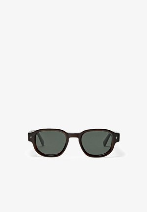 Massimo Dutti, ROUND SUNGLASSES - Occhiali da sole - mottled dark brown