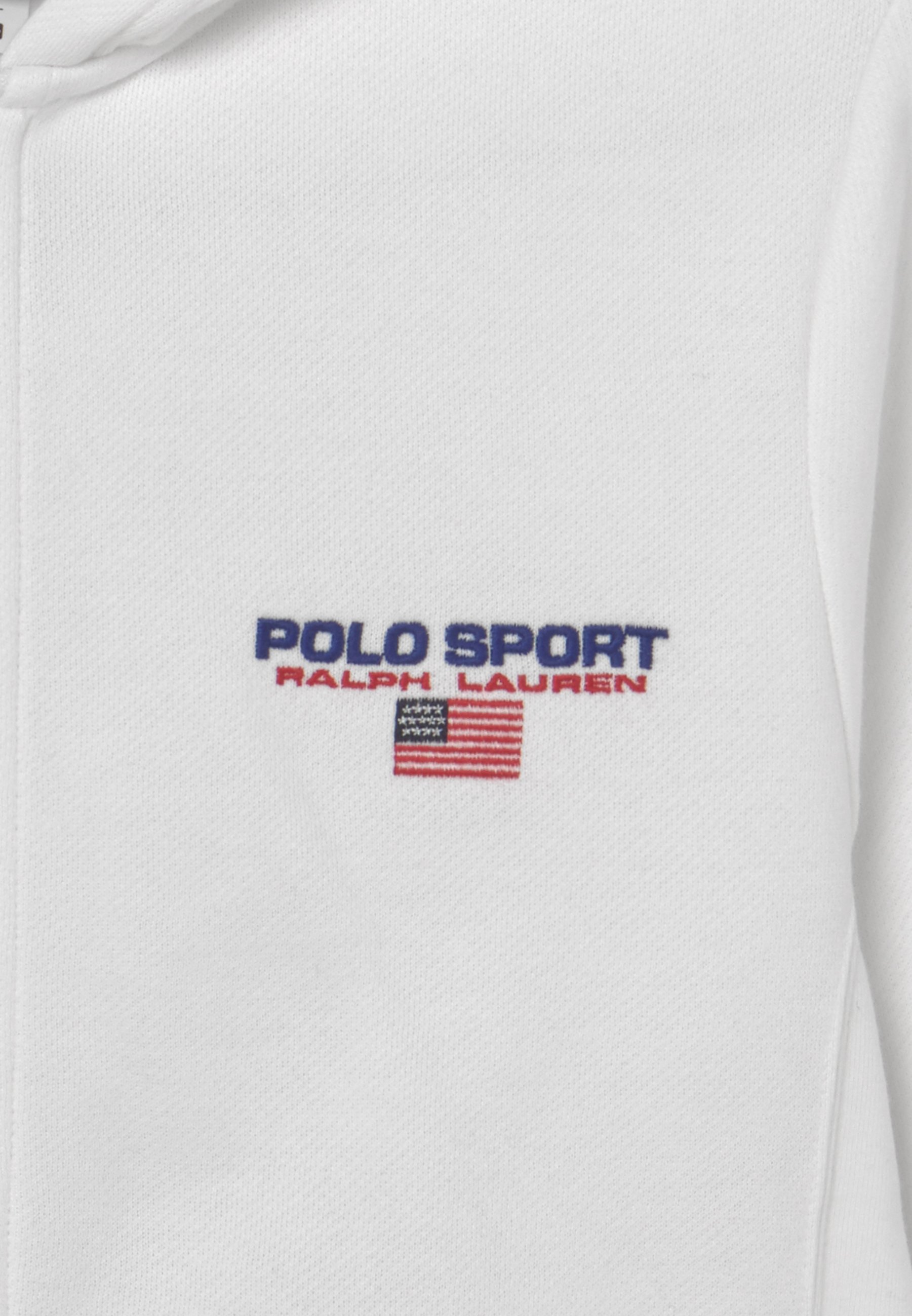 white polo zip up