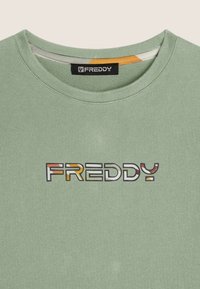 Freddy CROPPED CON LOGO - Felpa - desert sage