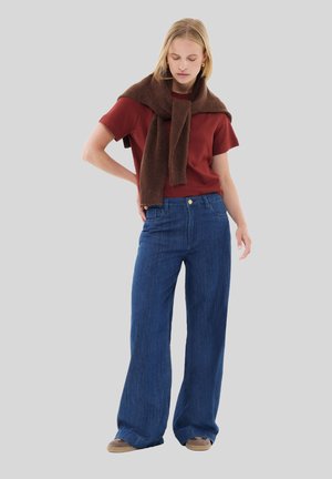 LENI FLARE - Relaxed fit jeans - dark reef