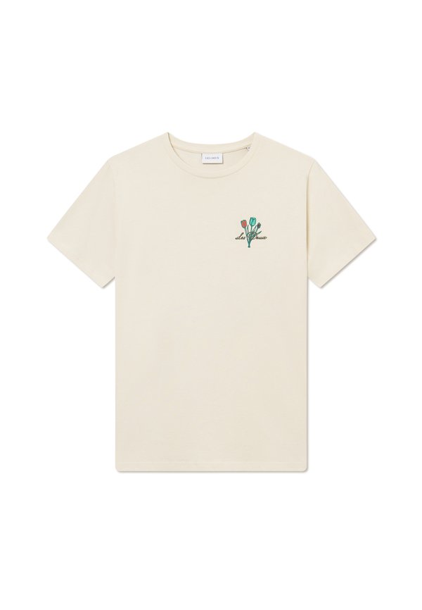BRUNO CAFÉ - Print T-shirt - light ivory