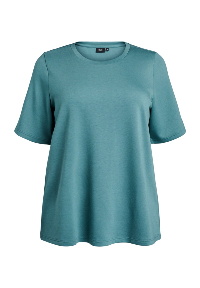 Zizzi T-shirt basic lichtgroen
