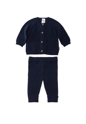 SET 2ER PACK STRICK - Zip-up sweatshirt - marine