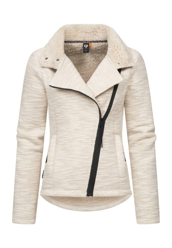 SASKIE MELANGE - Fleecejacke - taupe