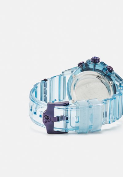 Versace ICON ACTIVE CHRONO UNISEX - Käekell - transparent ice blue/lilac