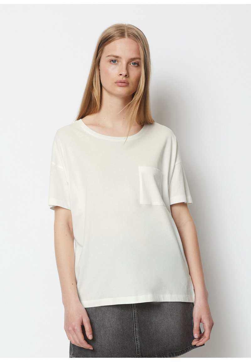 Marc O'Polo DENIM Basic T-shirt - silky white/off-white - Zalando