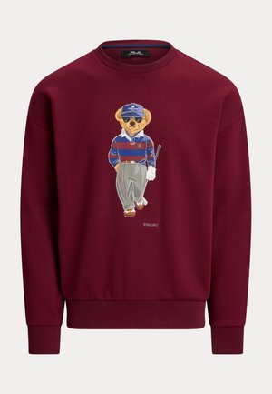 Polo Ralph Lauren, RELAXED FIT POLO BEAR SWEATSHIRT - Sweatshirt - classic wine