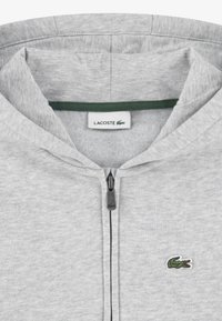 Lacoste CORE FULL ZIP UNISEX - Bluză de molton cu fermoar - light grey