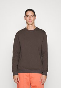 Only & Sons ONSCERES LIFE CREW NECK - Melegítőfelső - seal brown