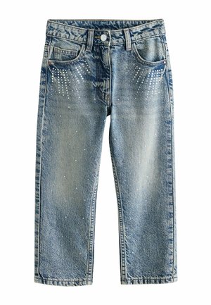 REGULAR FIT EMBELLISHED  - Relaxed fit jeans - mid blue