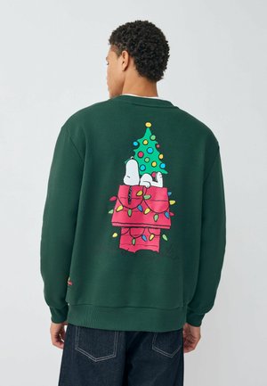 SNOOPY CREW - Sweatshirt - khaki green