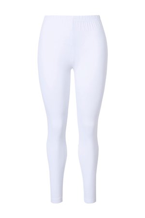 Ulla Popken, RUNDUM-GUMMIBUND - Leggings - snow white