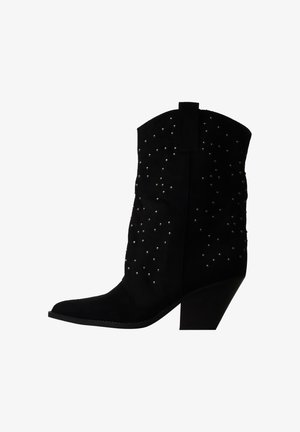 Super Mode, BOTTINES À ZIP SUPER MODE BELLUCCI - Botas camperas - noir
