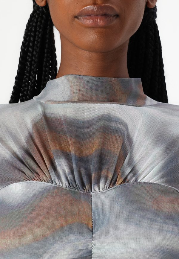 NMJUDITH FUNNEL  - Long sleeved top - ghost gray4