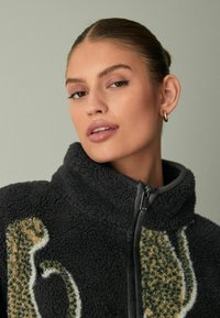 Next BORG HALF ZIP - Fleecetrøjer - charcoal grey lionel