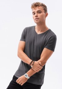 Ombre SET OF THREE  Z29 - T-shirt basic - dark grey white red