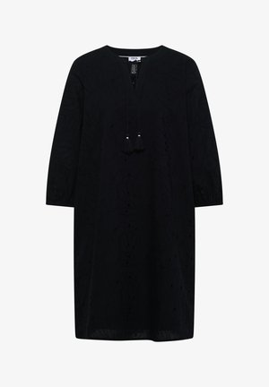 Cecil, KNEE-LENGTH DRESS WITH 3/4-SLEEVE AND STICKEREI - Vestido informal - black