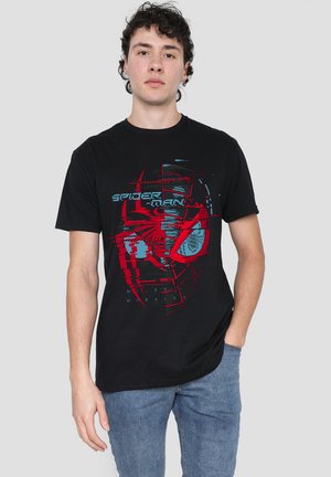 Marvel SPIDERMAN GLITCH - Print T-shirt - black