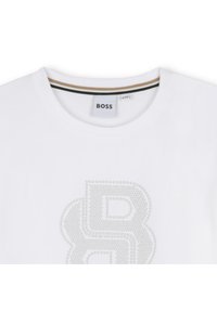 BOSS Kidswear TEE - T-shirt imprimé - white