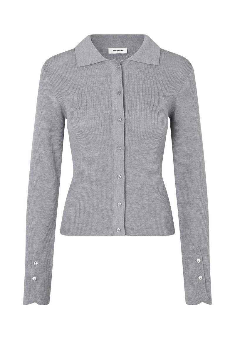 Modström Vest grijs gemêleerd Modström Vest grijs gemêleerd